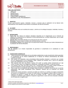 PR-GC-01 (08-07-2013) PROCEDIMIENTO DE COMPRAS v3