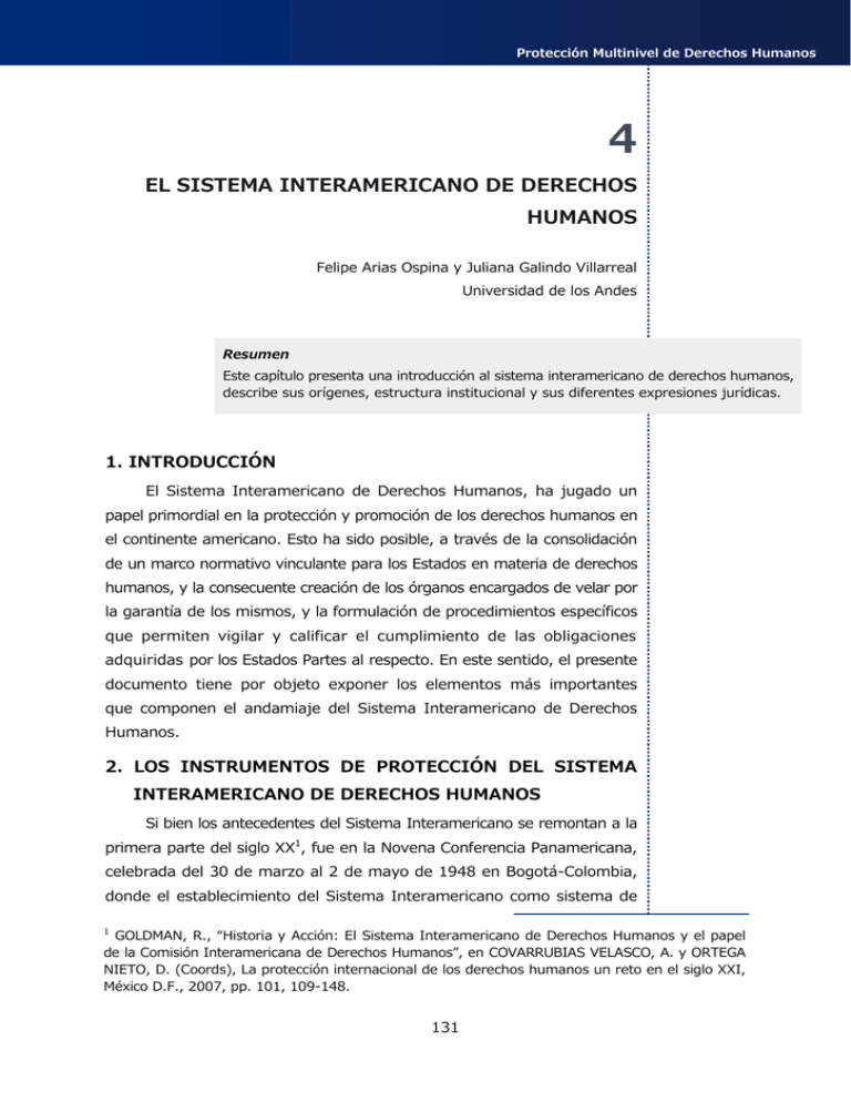 4. El Sistema Interamericano De Derechos Humanos