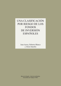Una clasificación por riesgo de los fondos de inversión españoles (1