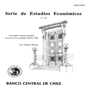 Una matriz insumo-producto inversa de la econom&iacute;a chilena 1986