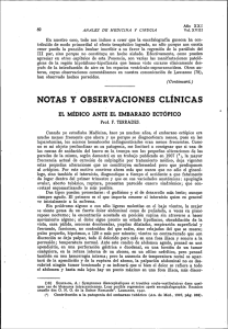 notas y observaciones clínicas