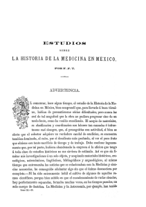 la historia de la medicina en mexico.