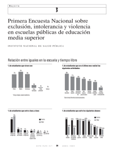 Primera Encuesta Nacional sobre exclusión, intolerancia y violencia