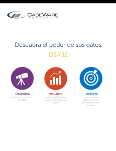 IDEA 10 Descubra el poder de sus datos