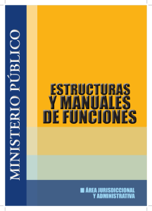 Manual de funciones y estructura del Ministerio Público