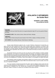 ATALANTA E HIPOMENES de Guido Reni
