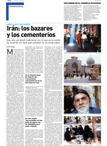 Irán: los bazares y los cementerios