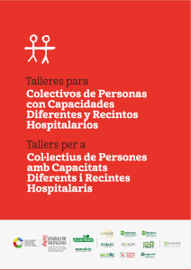 Page 1 Talleres para Colectivos de Personas con Capacidades