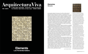 Elements - Arquitectura Viva