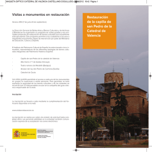 maqueta diptico catedral de valencia castellano