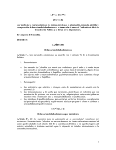 Ley 43 de 1993 - Por medio de la cual se establecen las