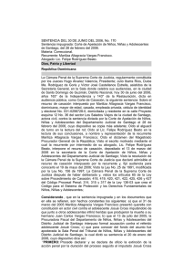 SENTENCIA DEL 30 DE JUNIO DEL 2006, No. 170 Sentencia