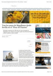 Tras los pasos de Magallanes desde Sevilla en el “Fleur de Passion