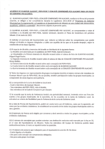 Consulta íntegro el pacto de gobierno del