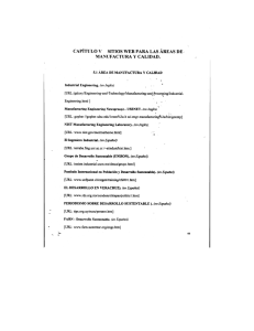 capítulo v sitios web para las áreas de - manufactura