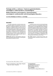 Patología médica y embarazo. trastornos gastrointestinales