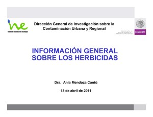 Información General sobre los Herbicidas