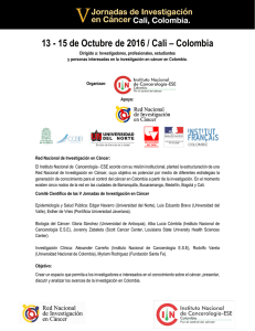 13 - 15 de Octubre de 2016 / Cali – Colombia