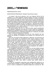 Preparación del juicio. Sección Territorial de Valencia