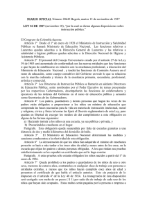 Ley 56 de 1927 - Ministerio de Educación