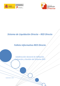 Sistema de Liquidación Directa – RED Directo
