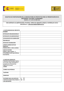 Descargar el formulario - Ministerio de Educación, Cultura y Deporte