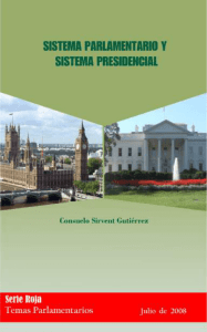 Sistema parlamentario y Sistema Presidencial