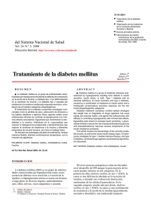 Tratamiento de la Diabetes Mellitus