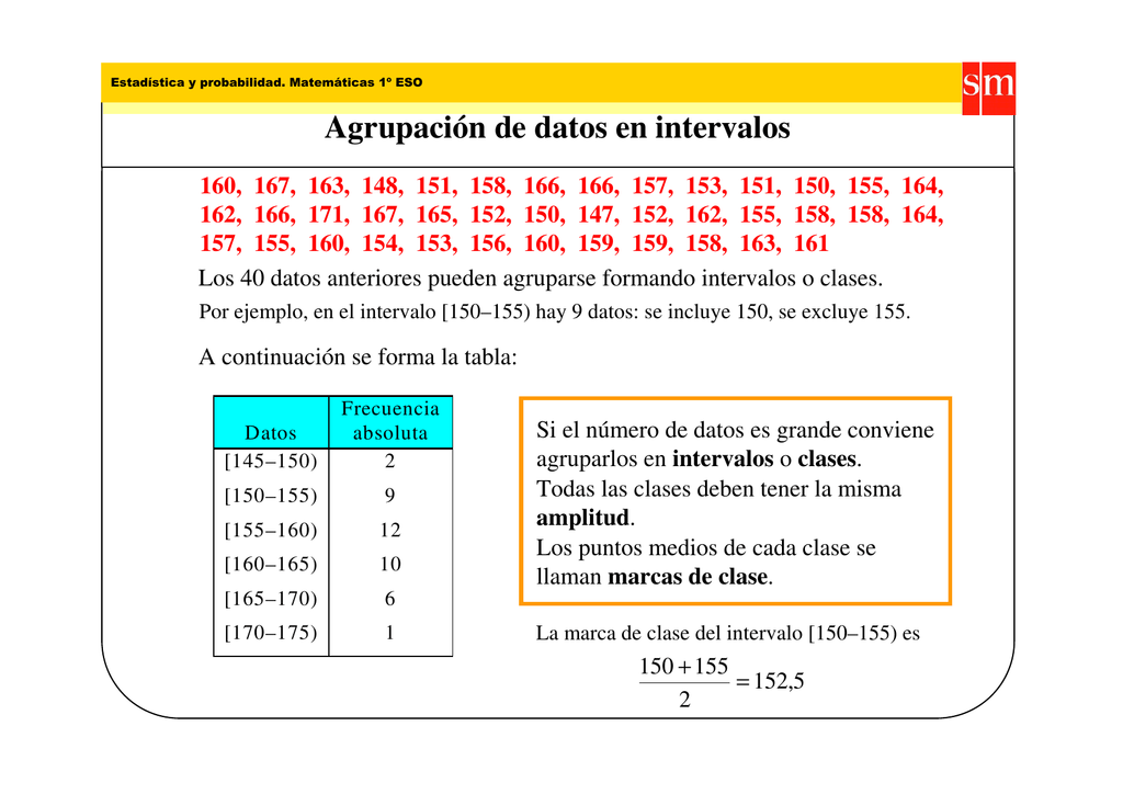 ejemplo de intervalo abierto