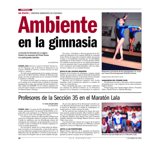 en la gimnasia - El Siglo de Torreón