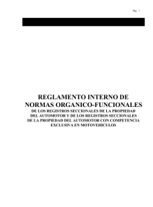 reglamento interno de normas organico-funcionales