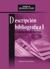 Descripción bibliográfica I. Compilación de normas
