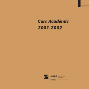 Curs Acadèmic 2001-2002