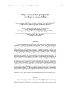 Origen y características geológicas del paleo