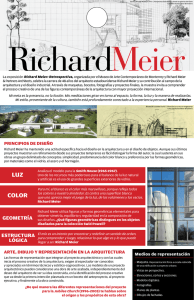 La exposición Richard Meier: Retrospectiva, organizada por