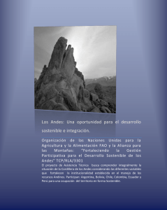 La Montaña Andina: Espina Dorsal del Planeta