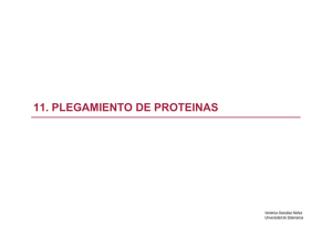 11. plegamiento de proteinas - OCW Usal