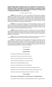 acuerdo número 5/2003 del tribunal pleno de la suprema corte de