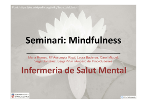 Seminari: Mindfulness - Dipòsit Digital de la UB