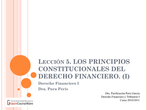 LECCIÓN 5. LOS PRINCIPIOS CONSTITUCIONALES - OCW-UV