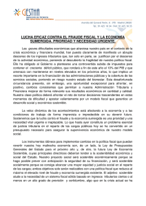 lucha eficaz contra el fraude fiscal y la economía