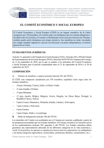 El Comité Económico y Social Europeo