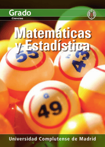 Matemáticas y Estadística - Facultad de Ciencias Matemáticas