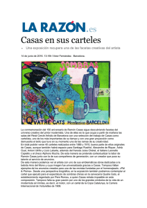 Casas en sus carteles - Reial Cercle Artístic de Barcelona