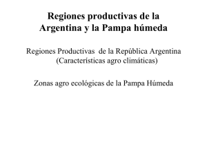 Regiones productivas de la Argentina y la Pampa húmeda
