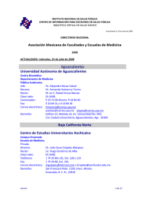 Asociación Mexicana de Facultades y Escuelas de Medicina