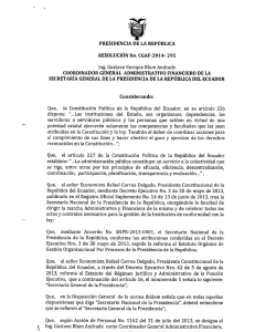 Reglamento horas extras - Presidencia de la República del Ecuador