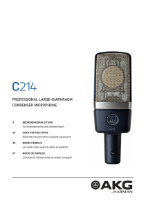 professional large-diaphragm condenser microphone