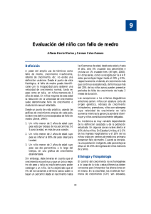 fallo de Medro - Asociación Española de Pediatría