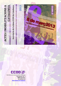 recull d`actes del 8 de març del 2013